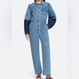 Sea NY Women’s Zariyah jumpsuit, multi color, size 2